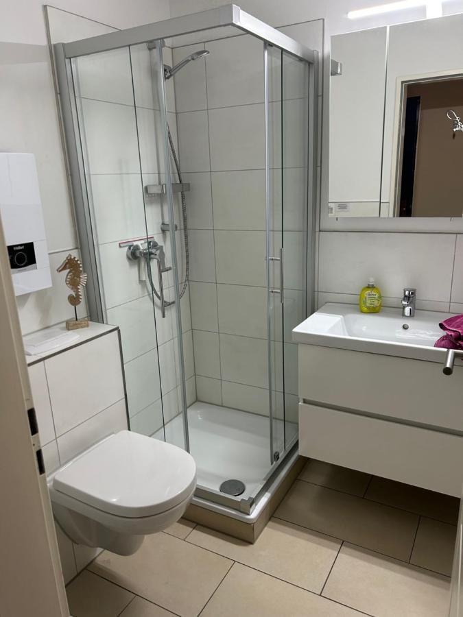 Kuestenbude Strandmuschel Appartement Grömitz Buitenkant foto